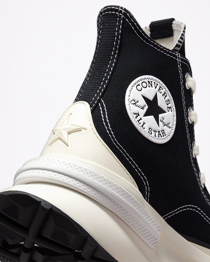 Women's Converse Run Star Legacy CX High Top Shoes Black / White | AU 518ECH
